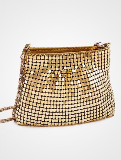 Golden Bag With Chain